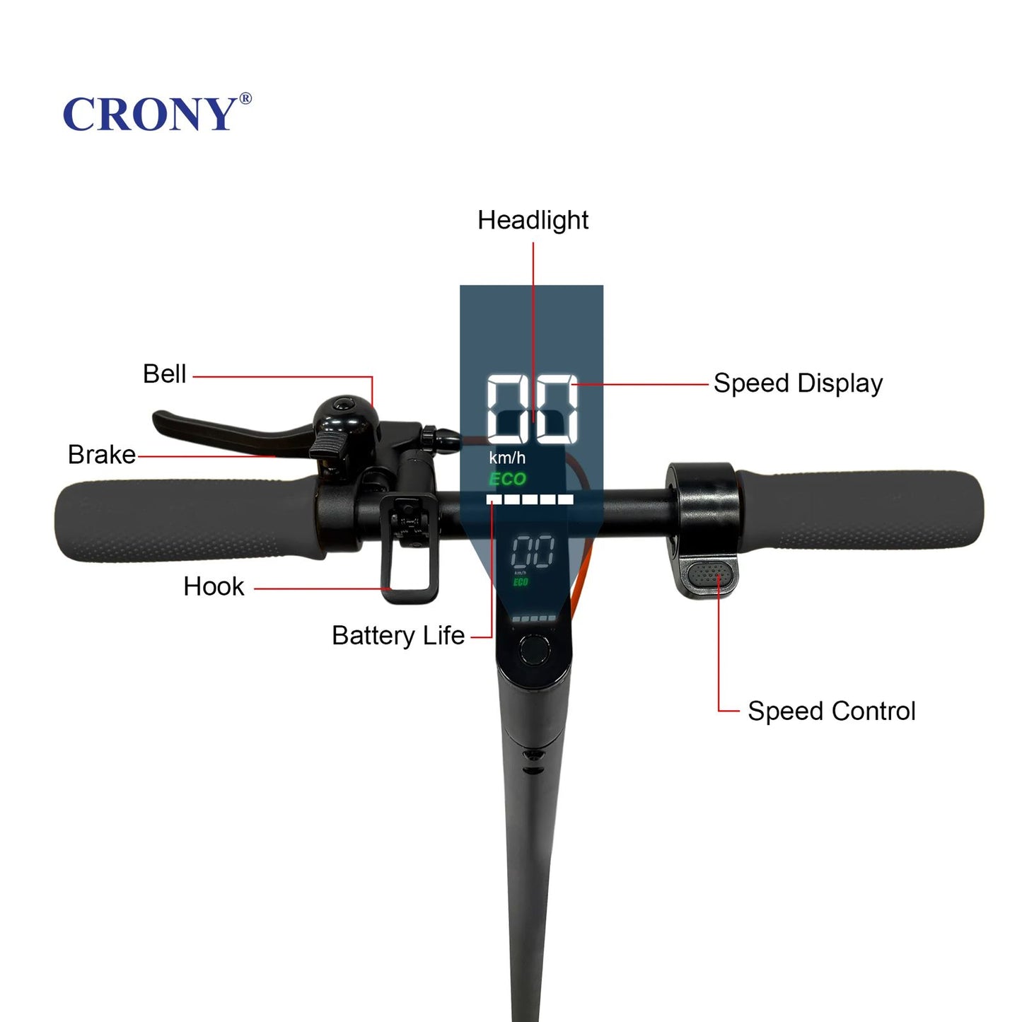 CRONY XM M365 APP Lightweight Electric Scooter – 250W