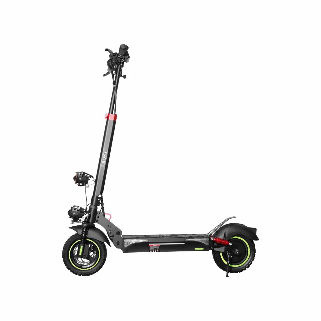 CRONY T4 2000W High-Speed Electric Scooter – Dual Suspension & Triple LED Headlamps