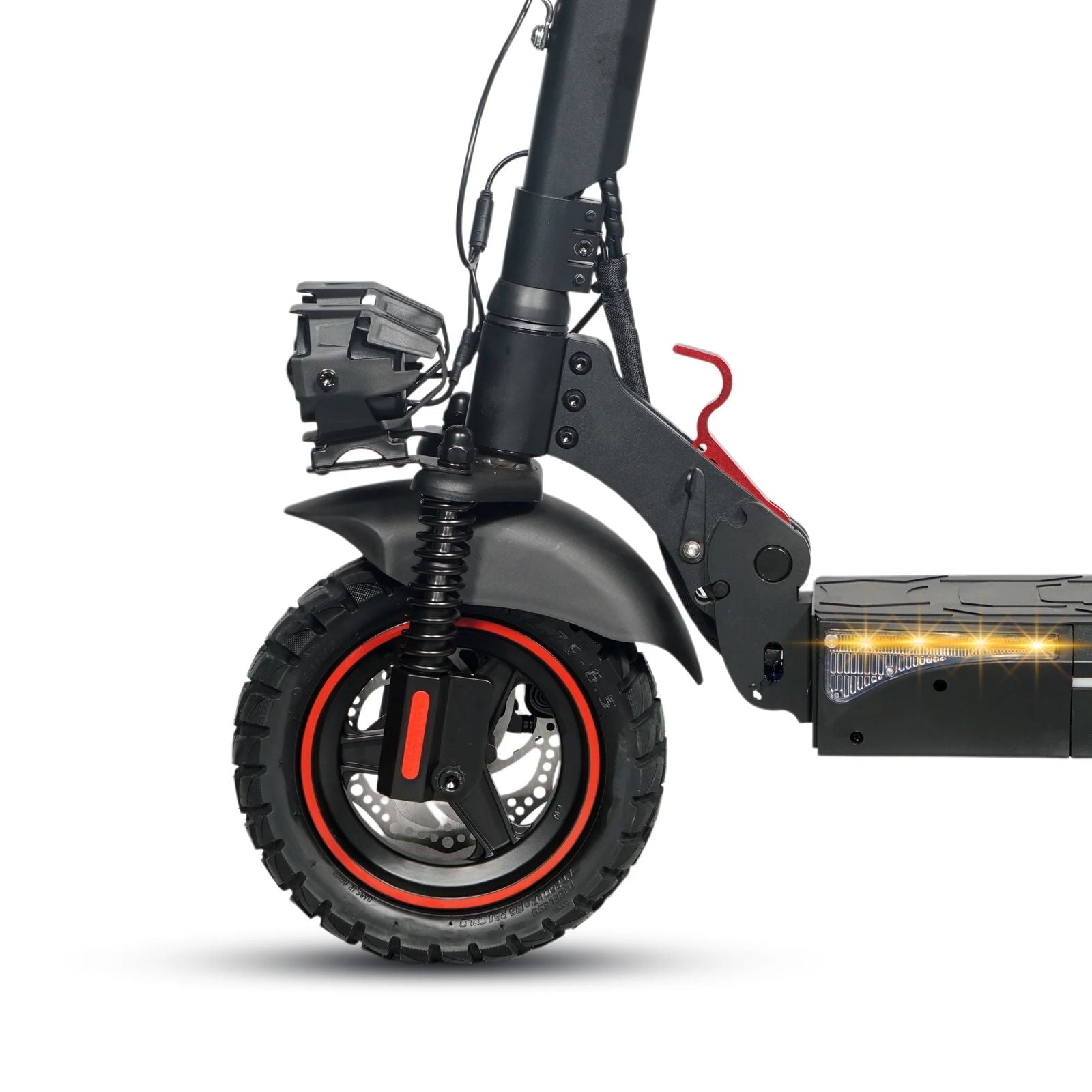 CRONY T4 2000W High-Speed Electric Scooter – Dual Suspension & Triple LED Headlamps