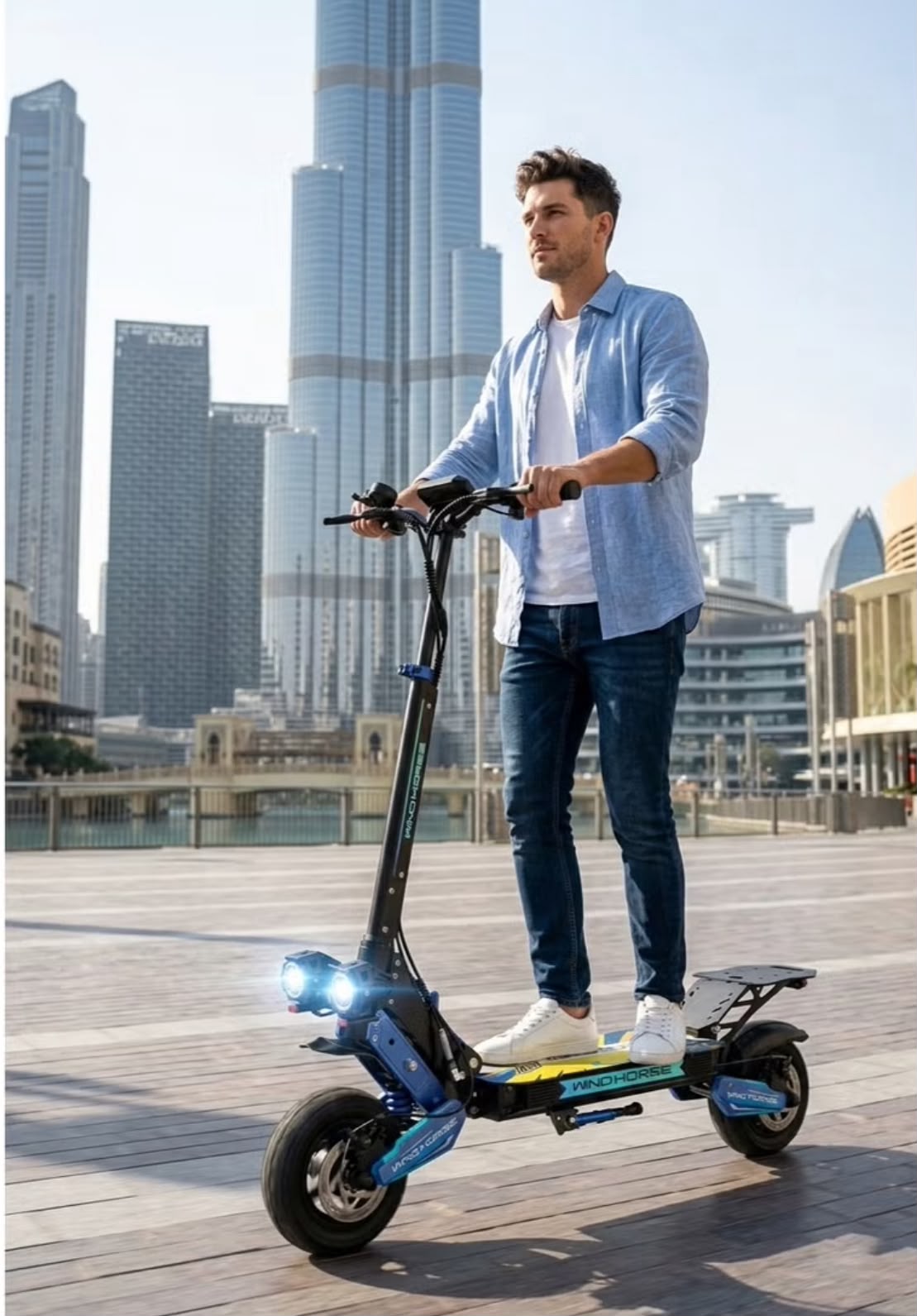 Wind Horse H7 Electric Scooter with NFC – 1500W | 48V 13Ah | 60 km/h
