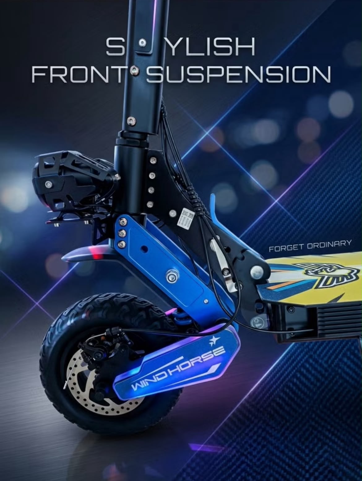 Wind Horse H7 Electric Scooter with NFC – 1500W | 48V 13Ah | 60 km/h
