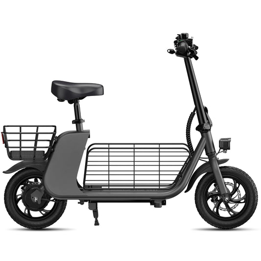 C2 Cargo Electric Bike – 450W | 36V 8Ah | Dual Storage Baskets