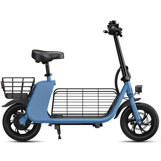 C2 Cargo Electric Bike – 450W | 36V 8Ah | Dual Storage Baskets
