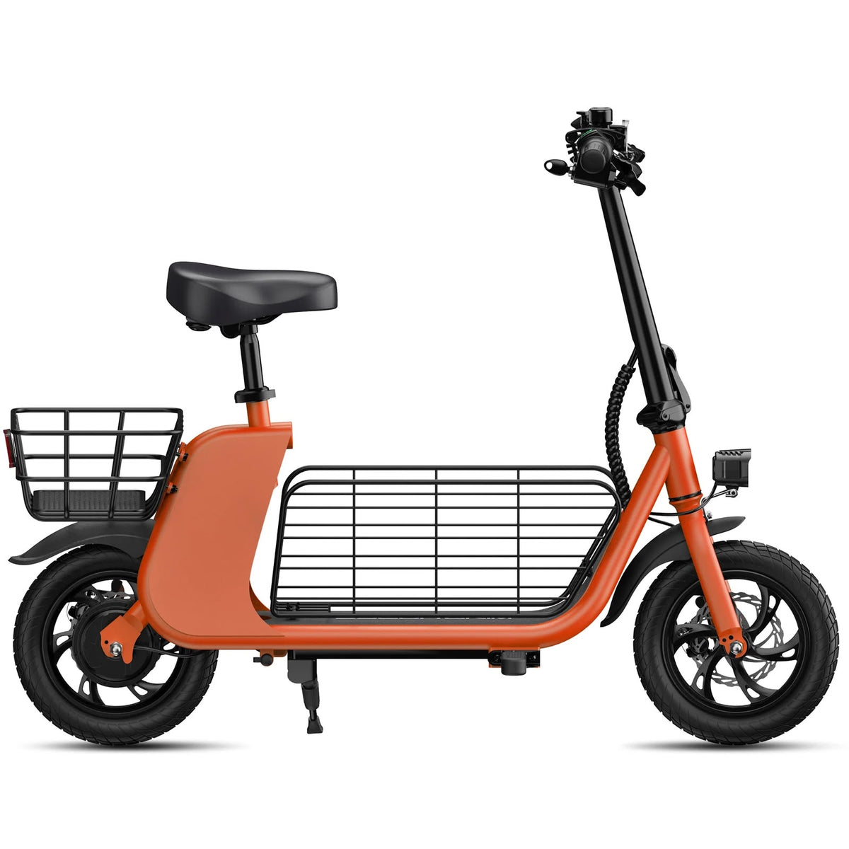 C2 Cargo Electric Bike – 450W | 36V 8Ah | Dual Storage Baskets